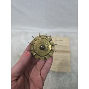 Vintage Fleisher Daisy Knitter PAT. #1819234 Brass Craft Tool Made in Italy